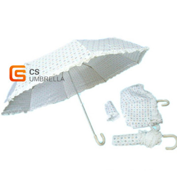 3 Folding Beautiful Flower Umbrella (YS-3F1039A)